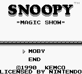 Snoopy's Magic Show screenshot 5 for GameBoy